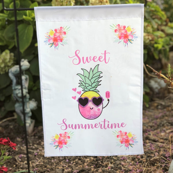 Sweet Summertime Garden Flag