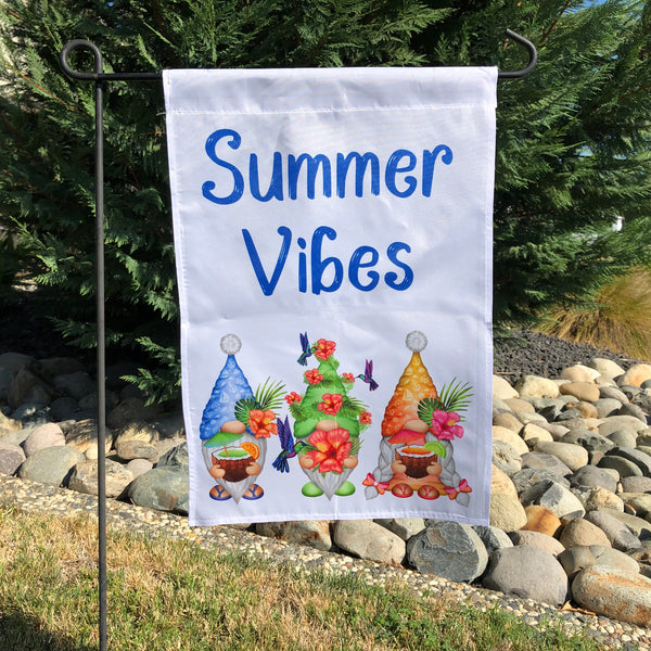 Summer Gnomes Garden Flag